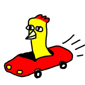 chicken car