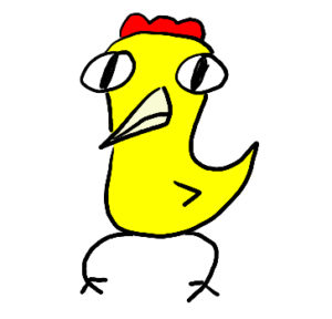 What I've been led to believe a chicken with rickets would look like.